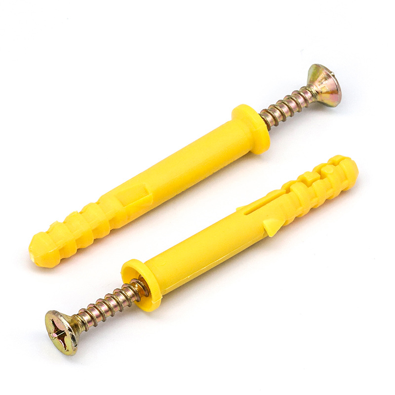 Yellow fish plastic wall plug ISO 16048 DIN 85