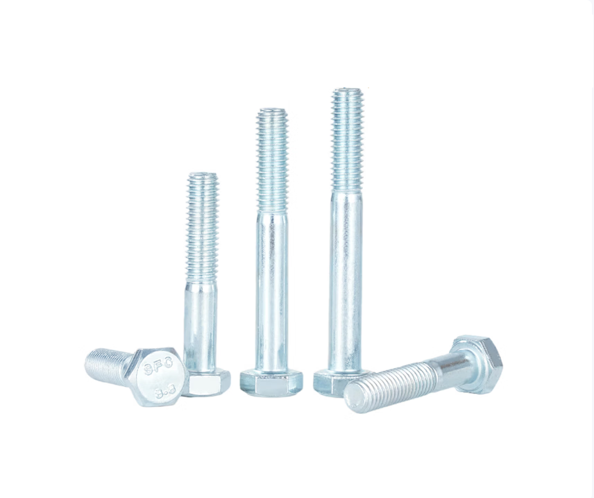 Zinc‑plated half‑thread bolt DIN 931 ISO 4014