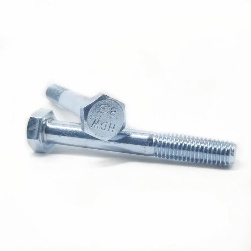 Zinc‑plated half‑thread bolt DIN 931 ISO 4014