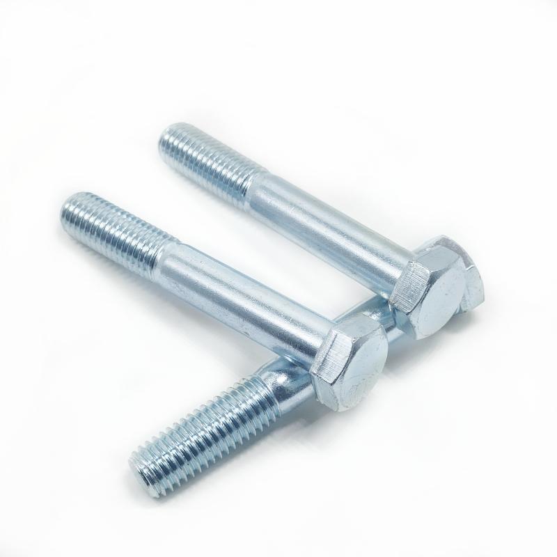 Zinc‑plated half‑thread bolt DIN 931 ISO 4014
