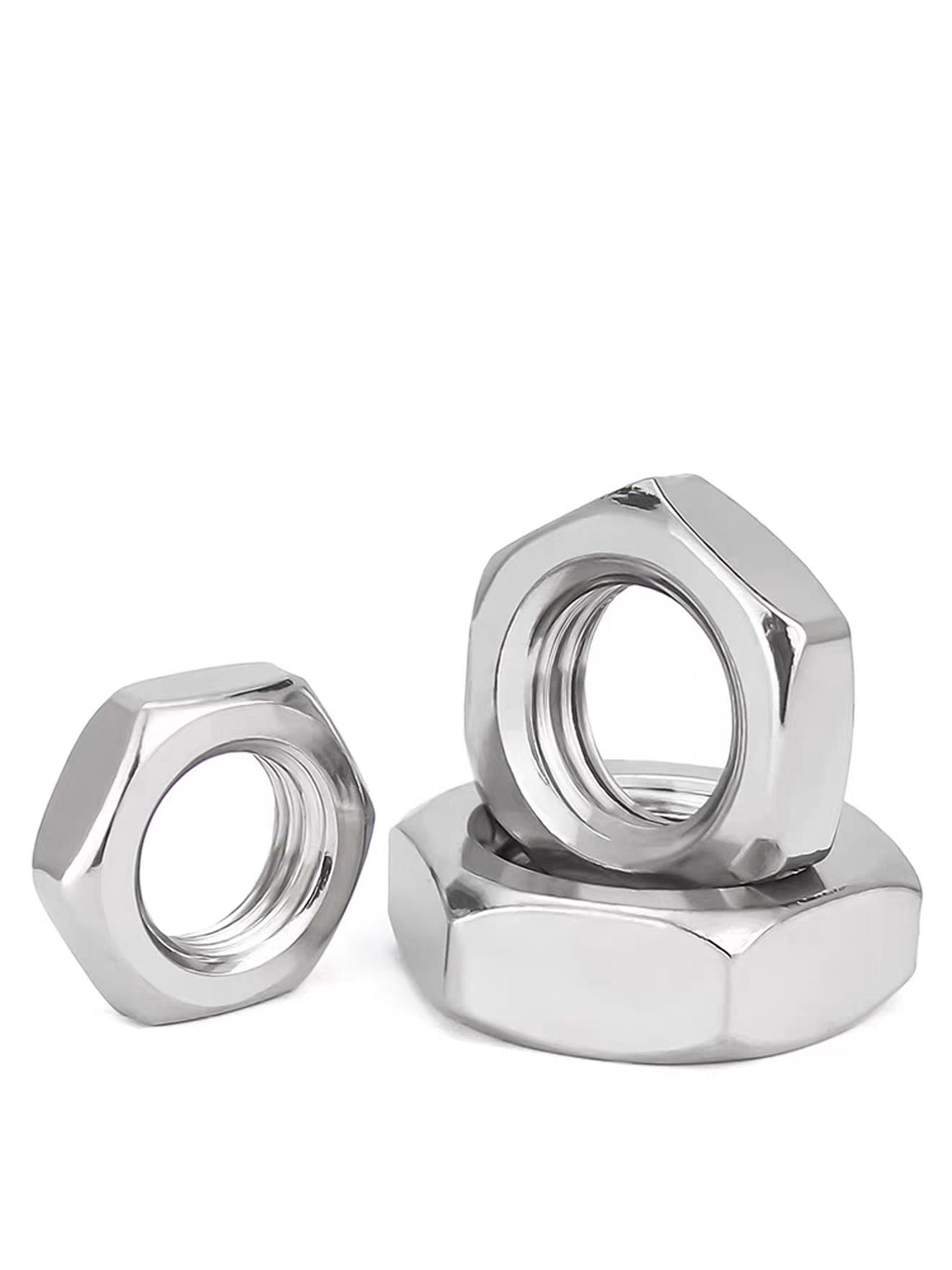 Stainless steel hex thin nut DIN 439 ISO 4035