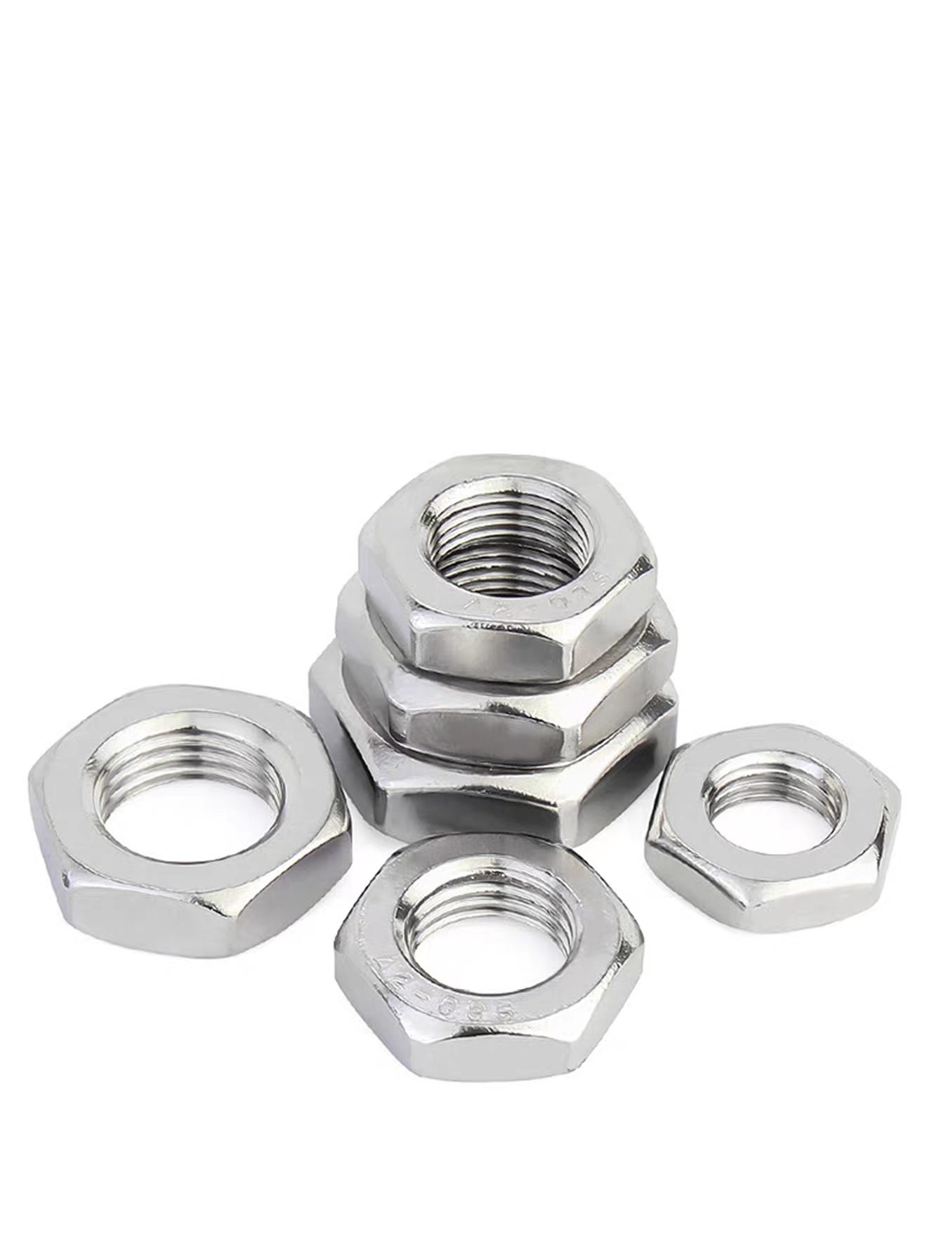 Stainless steel hex thin nut DIN 439 ISO 4035